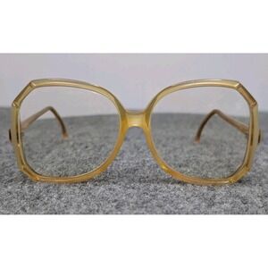 Vintage Tura Eyeglass Frames Canada 140 Geometric Pearl White Accent‎